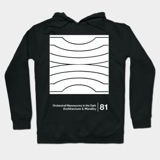 Architecture & Morality / Minimalist Graphic Artwork Design Hoodie